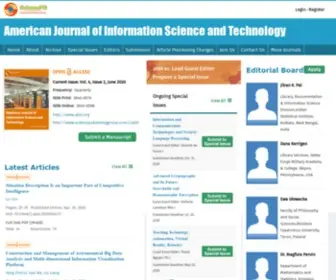 Ajist.org(American Journal of Information Science and Technology) Screenshot