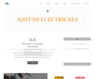 Ajiteshelectricals.com(Ajitesh Electricals Pvt) Screenshot