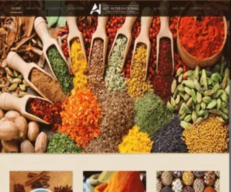 Ajitexport.com(Spices & Agro Product Exporters) Screenshot