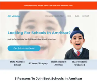 Ajitvidialay.com(Best Schools In Amritsar) Screenshot