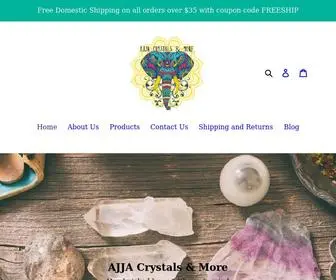 Ajjacrystals.com(AJJA Crystals & More) Screenshot