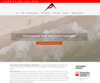 AJJF.org(The American Judo and Jujitsu Federation) Screenshot