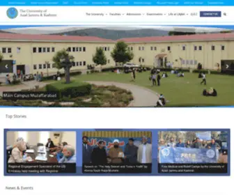 Ajku.edu.pk(The University of Azad Jammu & Kashmir) Screenshot