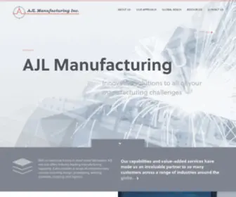 AJLMFG.com(AJL Manufacturing) Screenshot