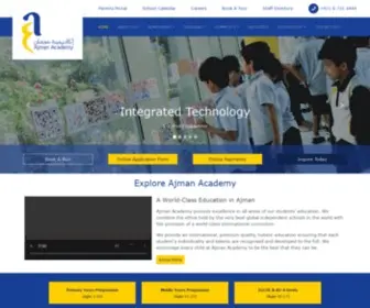 Ajmanacademy.com(Ajman Academy) Screenshot