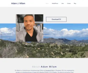 Ajmilam.com(Adam J Milam) Screenshot