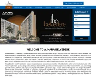 Ajnarabelvedere.co.in(Ajnara The Belvedere) Screenshot