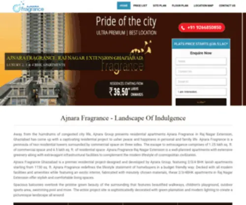 Ajnarafragrance.org.in(Ajnara Fragrance Raj Nagar Extension) Screenshot