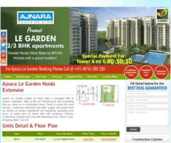 Ajnaralegardennoidaextension.co.in(Ajnara Le Garden) Screenshot