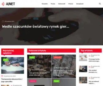 Ajnet.pl(Projektowanie sklepów) Screenshot