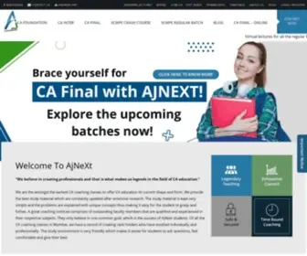 Ajnext.com(Best Coaching Classes for CA courses in Mumbai) Screenshot