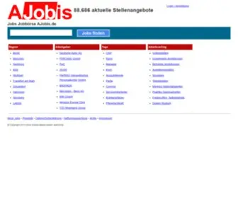 Ajobis.de(Jobbörse) Screenshot