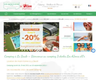 Ajoncs.com(Camping La Baule) Screenshot