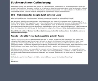 Ajondo.com(Suchmaschinen Optimierung) Screenshot