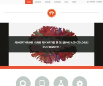 Ajpja.fr(Association des Jeunes Psychiatres et des Jeunes Addictologues) Screenshot