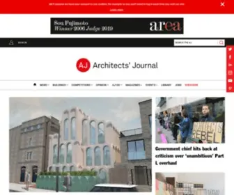 Ajplus.co.uk(Architecture News & Buildings) Screenshot