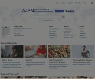 AJPM-Online.net(American Journal of Preventive Medicine) Screenshot