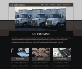 Ajrtrucking.com(Best Trucking Company in Los Angeles) Screenshot