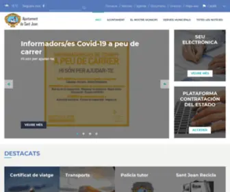 Ajsantjoan.net(Ajuntament de Sant Joan) Screenshot
