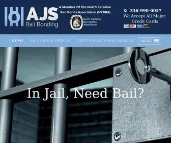 Ajsbailbonds.co(Bail Bonds Bondsman Service) Screenshot