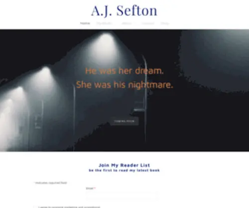 Ajsefton.com(A.J. Sefton) Screenshot