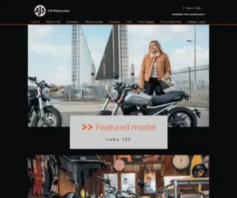 Ajsmotorcycles.co.uk Screenshot