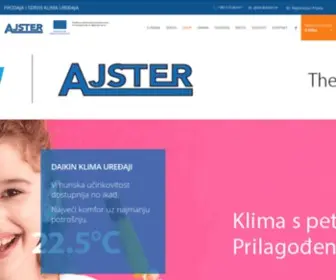 Ajster.hr(Daikin ovlašteni distributer i serviser za Hrvatsku) Screenshot