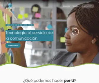 Ajtcomunicacion.com(Somos la agencia donde las ideas toman forma. AJT Comunicación) Screenshot