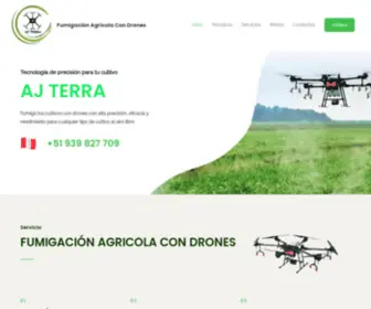 Ajterra.com(Fumigación agrícola con drones) Screenshot