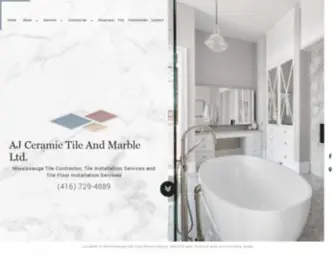 Ajtile.com(AJ Ceramic Tile and Marble Ltd) Screenshot