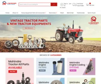 Ajtractorparts.com(Find high) Screenshot