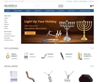 Ajudaica.com(Judaica store) Screenshot