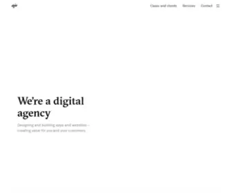 Aju.dk(Vi er et digital bureau som konceptudvikler) Screenshot