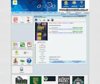 Ajupasantafe.com.ar(Circuito de Padel AJUPA Santa Fe) Screenshot