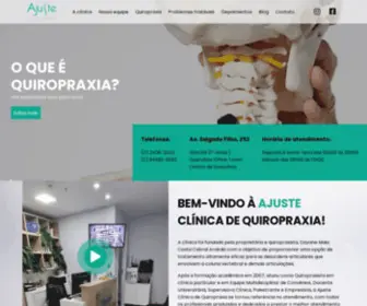 Ajustequiropraxia.com.br(Clinica de Quiropraxia) Screenshot