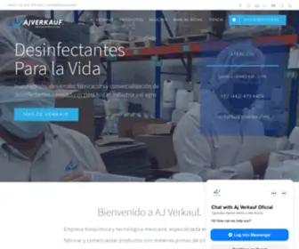 Ajverkauf.mx(Desinfectantes para Industria) Screenshot