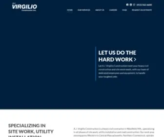 Ajvirgilio.com(A.J. Virgilio Construction) Screenshot