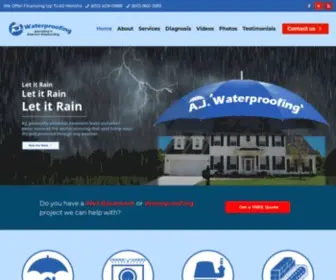 Ajwaterproofing.com(Aj waterproofing) Screenshot