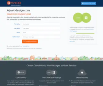 Ajwebdesign.com(Ready for Development) Screenshot