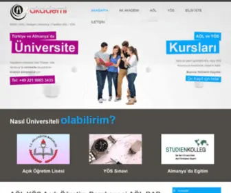 AK-Akademi.com(Açık Öğretim Almanya) Screenshot