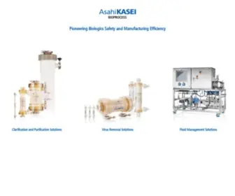 AK-Bio.com(Pioneering biologics safety and manufacturing efficiency. asahi kasei bioprocess) Screenshot