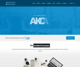 AK-CA.com(Chartered Accountancy Firm Company) Screenshot