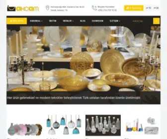AK-Cam.com.tr(Akcam Glassware) Screenshot