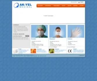 AK-Yel.com.tr(AK-YEL Medikal Turkiye) Screenshot