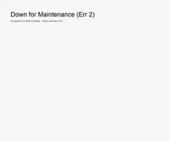 AK.net.tr(Down for Maintenance (Err 2)) Screenshot