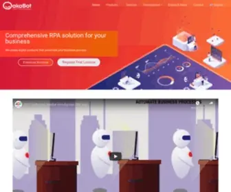 Akabot.io(Robot Process Automation Services and Products) Screenshot