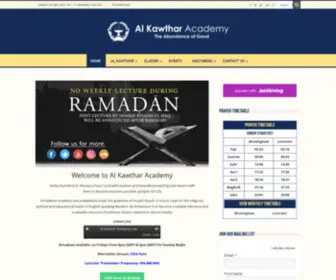 Akacademy.org(Al Kawthar Academy (Leicester)) Screenshot
