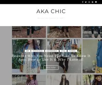 Akachic.net(AKA CHIC) Screenshot