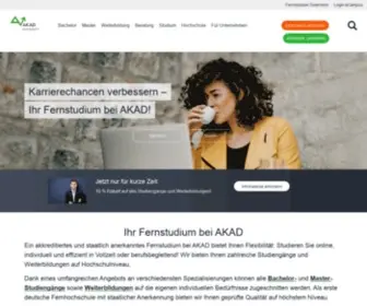 Akad.de(Erfolg im Fernstudium bei der AKAD University) Screenshot