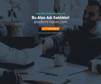 Akademi-Haber.com(Akademik Bülten) Screenshot